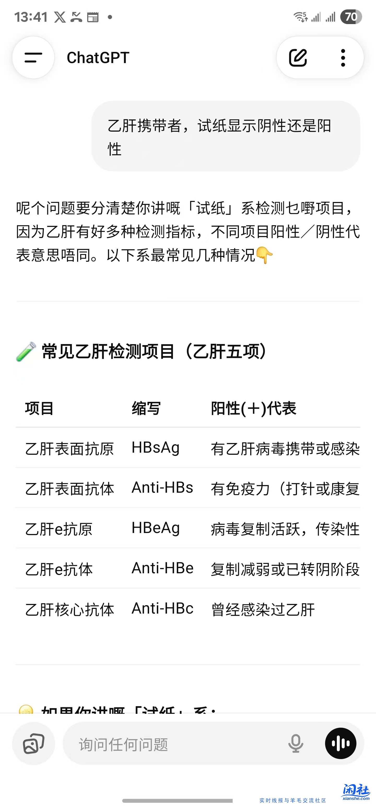 关于乙肝百度AI和deepdeek的答案完全相反，谁正确？