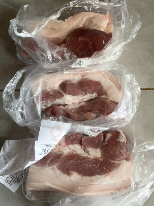 钱大妈猪肉2.5/份，买了10多份做腊肉