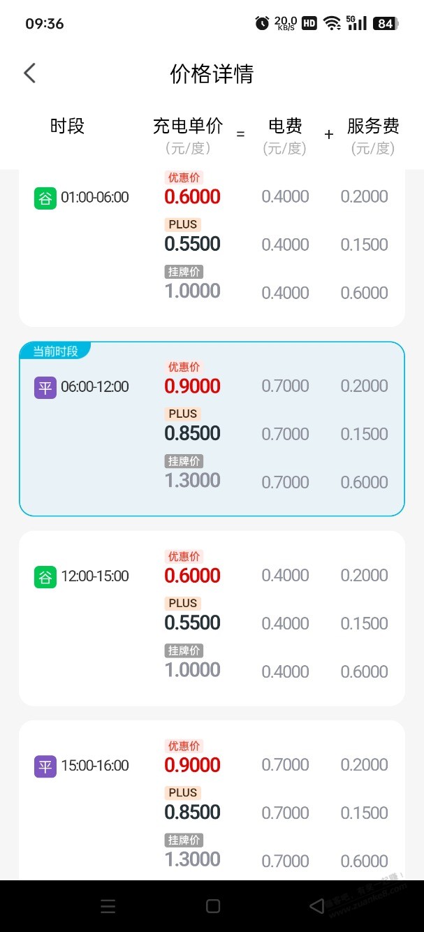 买单吧特来电充电什么收费标准？