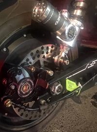 花费2936元升级了电自行车刹车系统