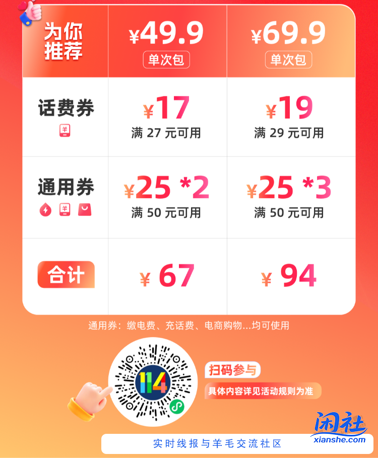 江苏电信 每月 41 毛