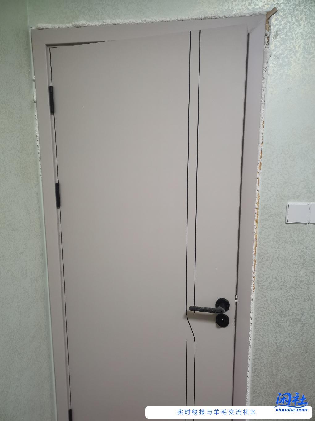 工厂定制门线条小了，6公分线条