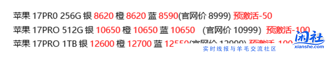 17pro银色还有能涨到8670吗？