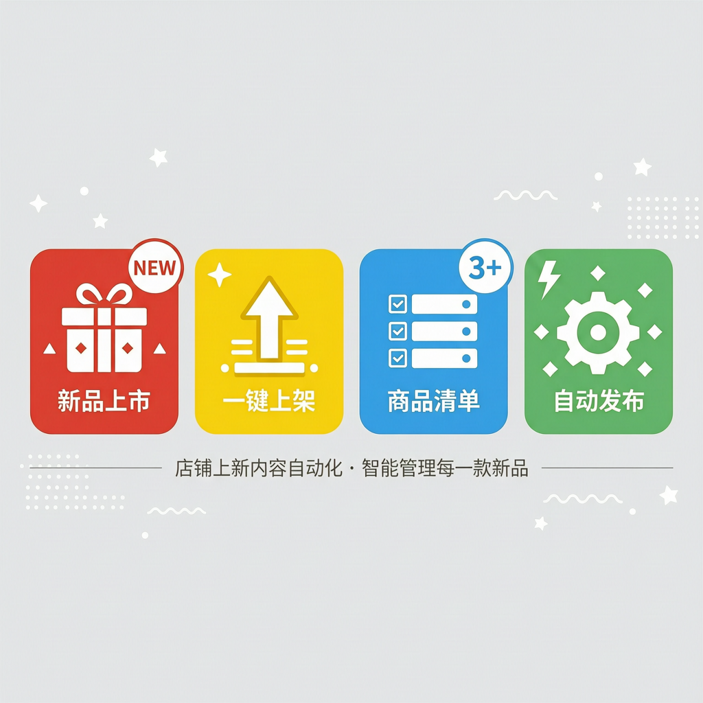 店铺上新内容自动化
