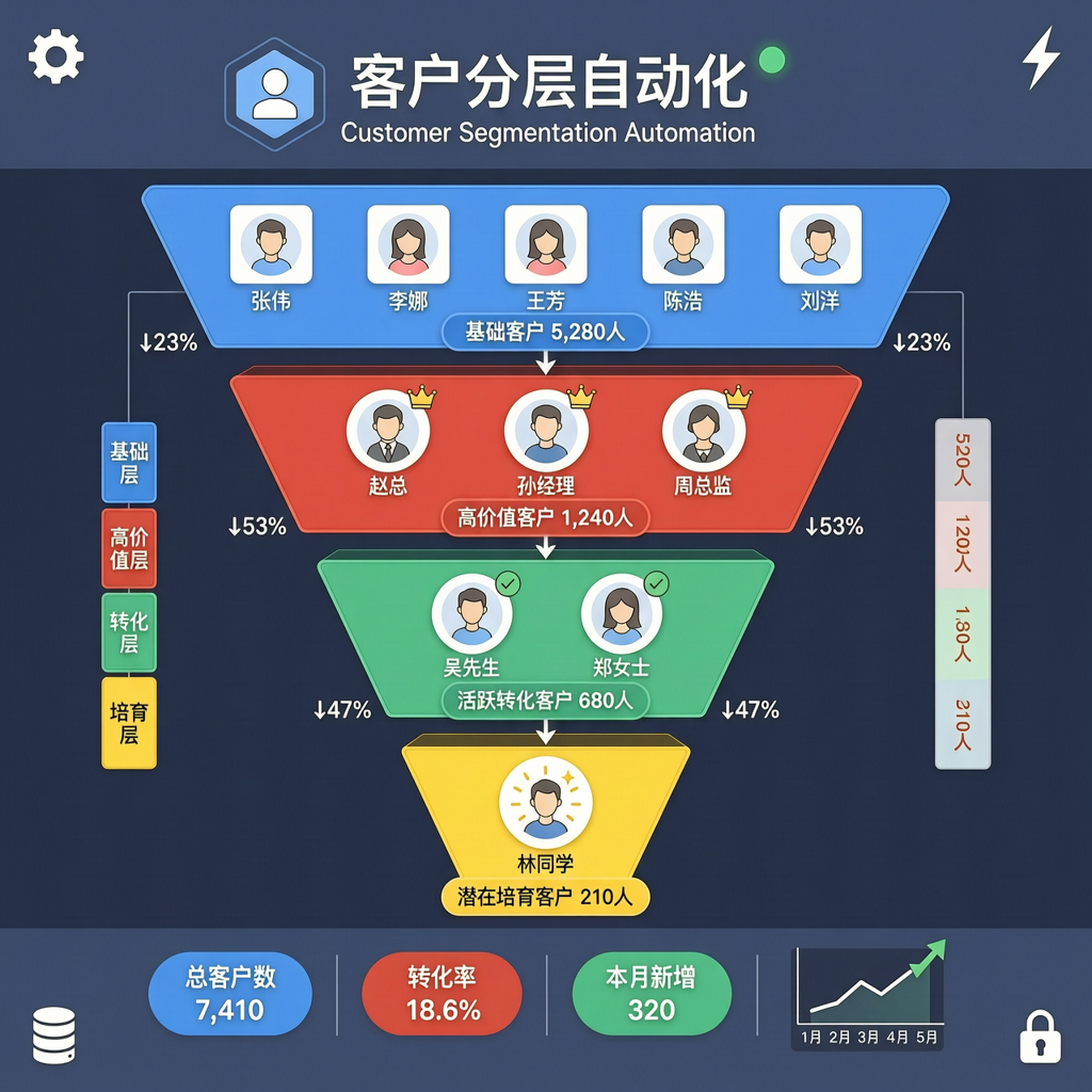 私域客户分层自动化