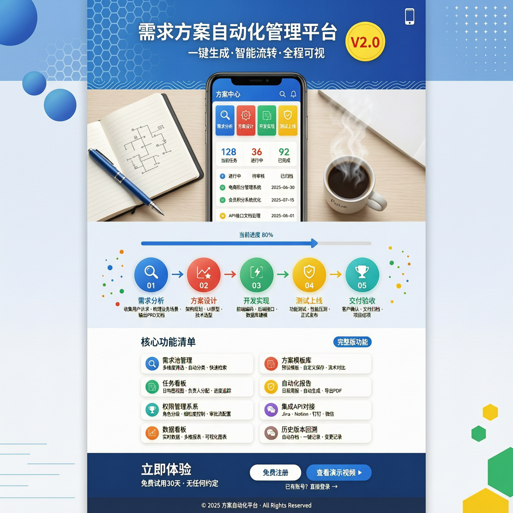 小程序需求方案自动化