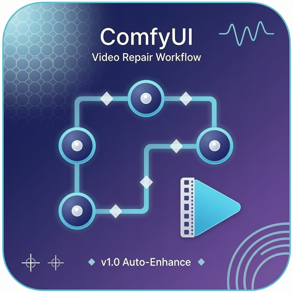 ComfyUI视频图片高清修复自动化工作流