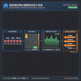 双色球红球AC值结构预测分析工作流